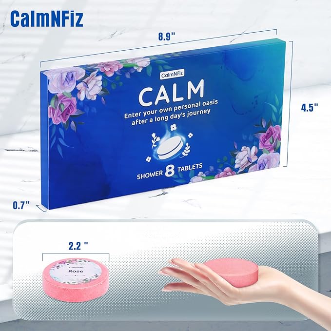 CalmNFiz Shower Steamers Aromatherapy 8 Pack – Gifts - Image 3