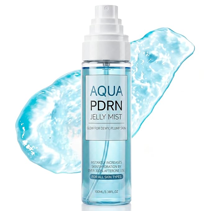 PDRN Jelly Mist Serum, Ultra-Fine Hydrating Face Mist Spray, Face Spray Mist by AexZzen