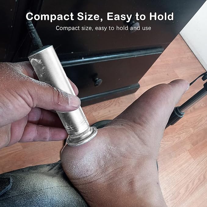 Upgraded Electric Foot Callus Remover 1200rpm, Professional Electric Pedicure - Image 3