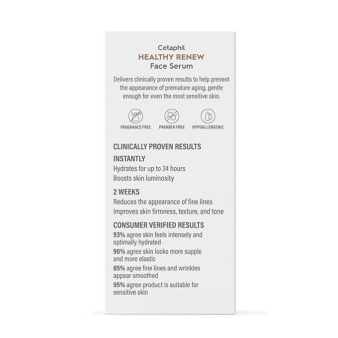 Cetaphil Healthy Renew Anti Aging Face Serum 1 Oz, Retinol Alternative Serum - Image 12