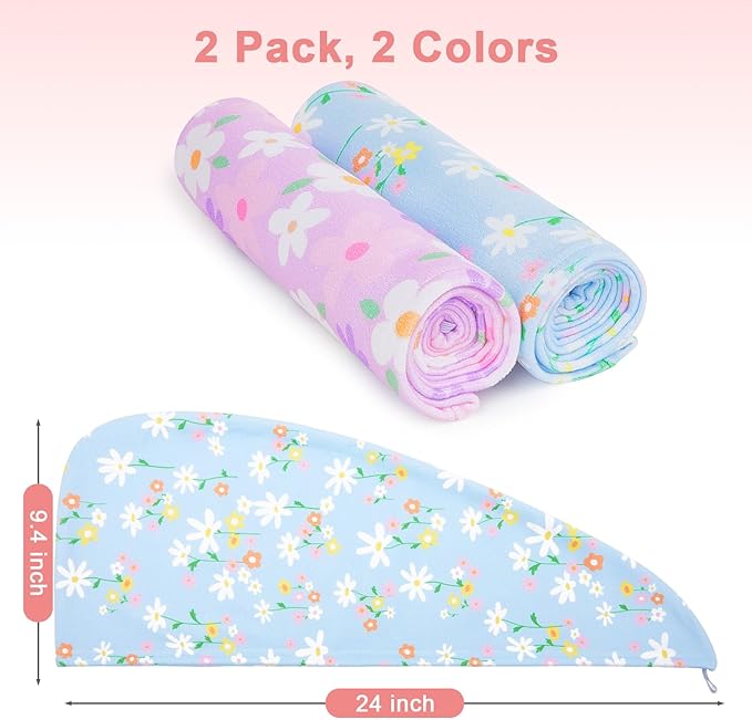 Unicorn Castle Microfiber Hair Towel - Image 7