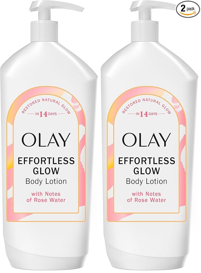 Olay Body Lotion for Women, Effortless Glow, Restore Natural Glow, 24hr by Olay