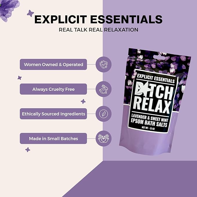 Lavender Bath Salts for Women, Self Care Gift Ideas for Women - Image 4