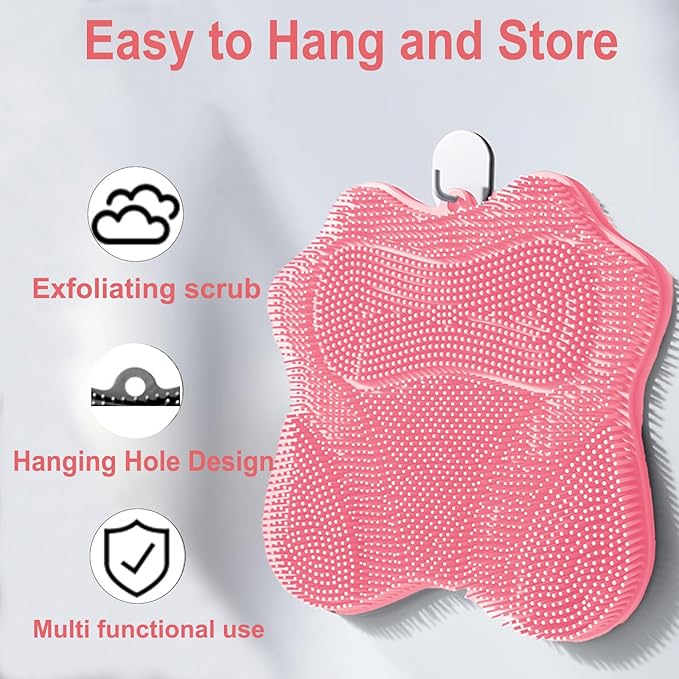 Shower Foot Scrubber, Shower Foot and Back Scrubber - Image 6