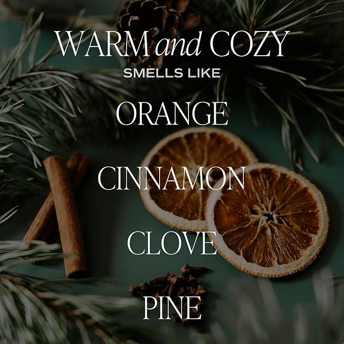 Sweet Water Decor Warm and Cozy Candle | Pine, and Fir Balsam Winter Scented - Image 2
