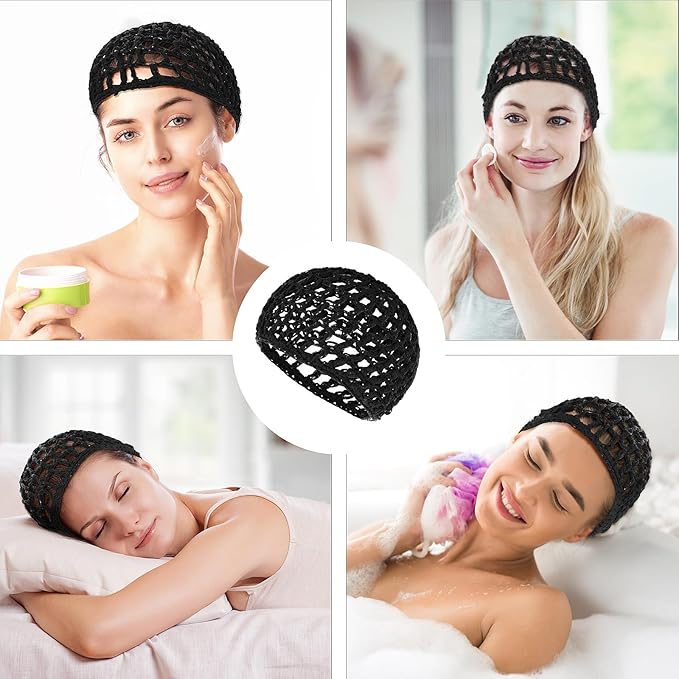 WLLHYF Wig Cap Thick Long Hair Caps Adjustable Net Mesh Braided Weaving Making - Image 8