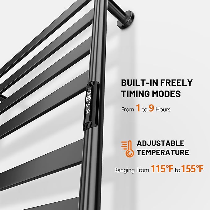 Paraheeter Wall Mounted & Freestanding Heated Towel Rack - Image 2
