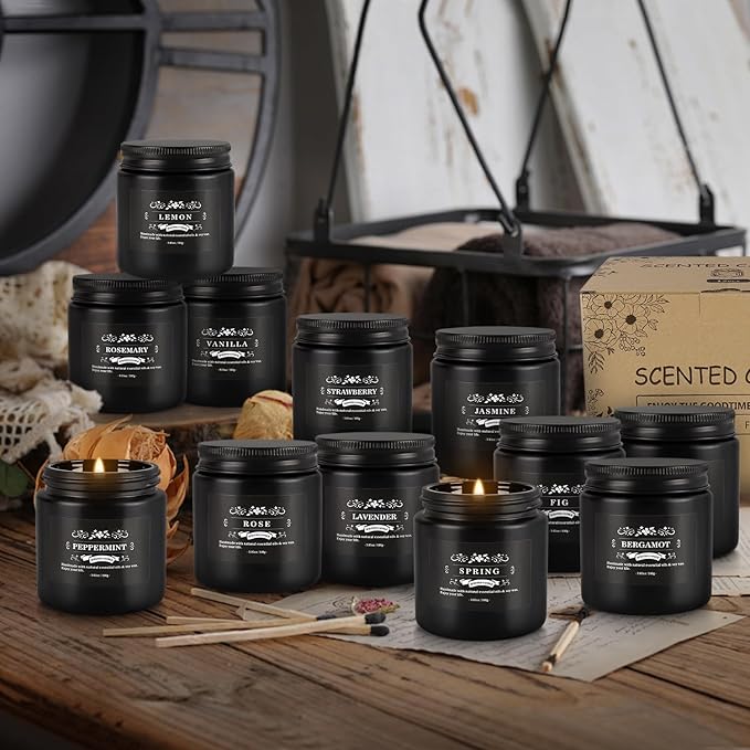 WPONSZU 12 Pcs Halloween Scented Candles - Image 5