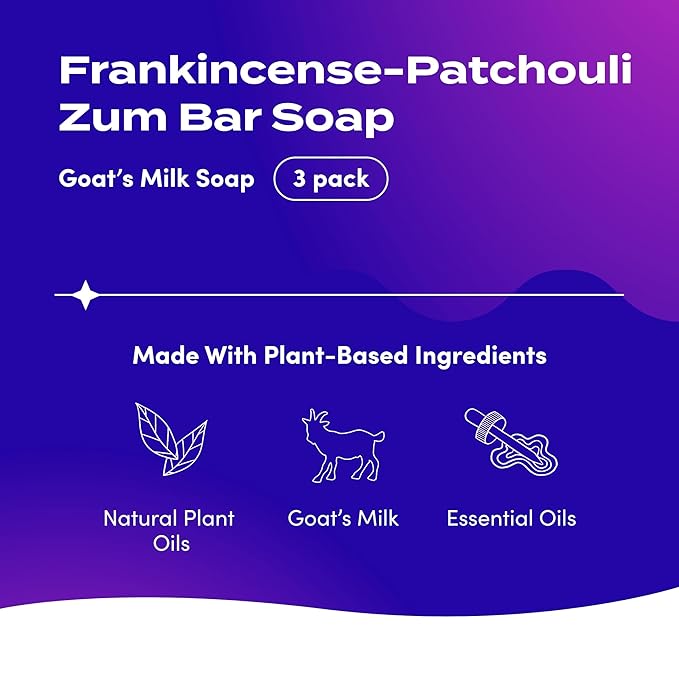 Zum Indigo Wild Goat's Milk Soap Bar - Image 2