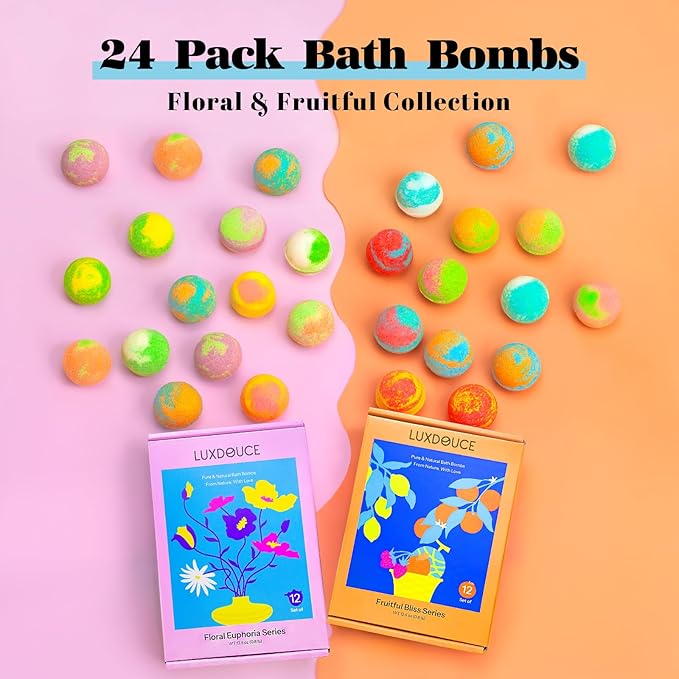 Bath Bombs Gift Se, 24 Pack Bubble Bombs - Image 2