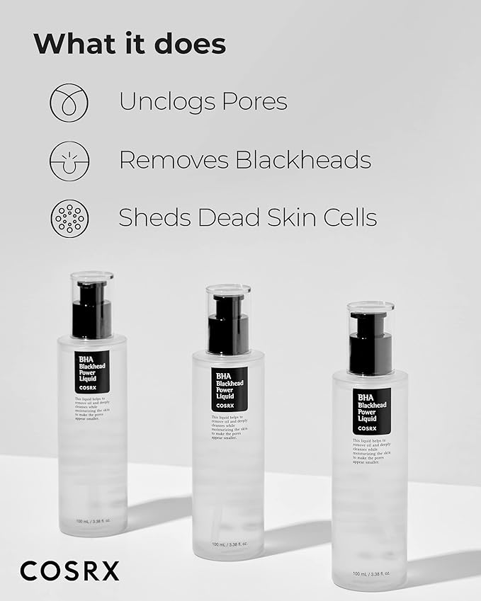 COSRX Niacinamide 2% + BHA 4% Blackhead Exfoliant Toner 3.38 fl.oz / 100ml - Image 3
