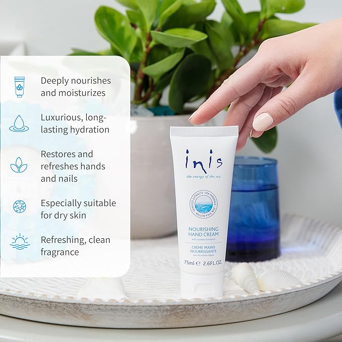 Inis the Energy of the Sea Nourishing Hand Cream, 2.6 Fluid Ounce - Image 4