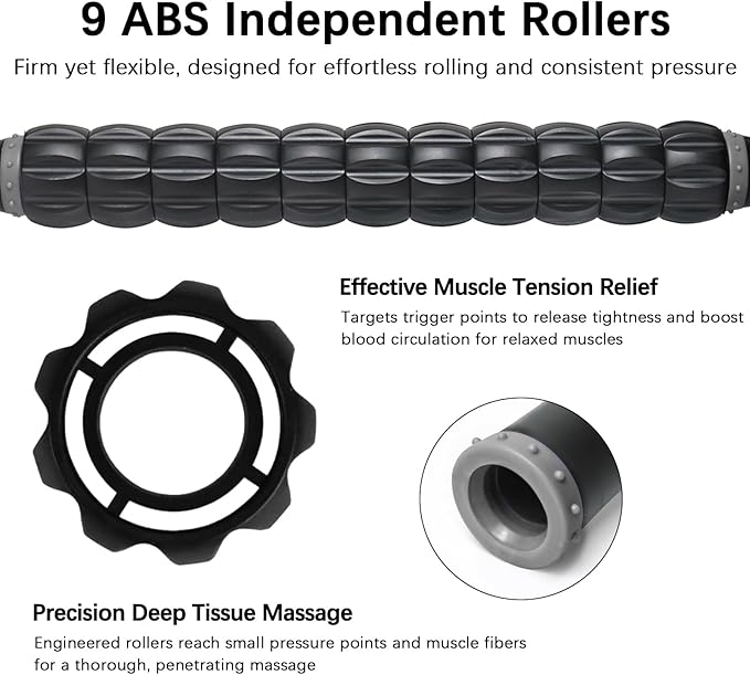 Muscle Roller Massage Roller Stick- Deep Tissue Fascia Blaster - Image 3