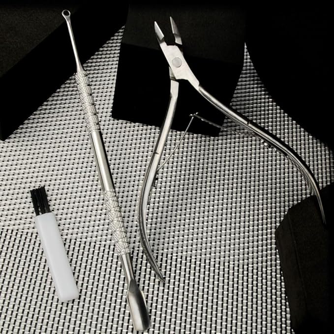 Professional Manicure Tools Set, Stainless Steel Cuticle Nipper, Upgrade Gel - Image 5