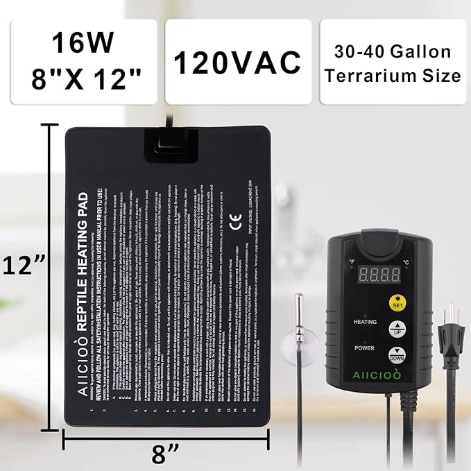Aiicioo Under Tank Heater Thermostat - Image 2
