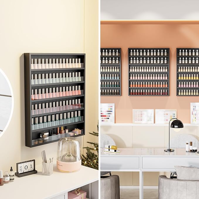 OmySalon Nail Polish Organizer Wall Mount - Image 2