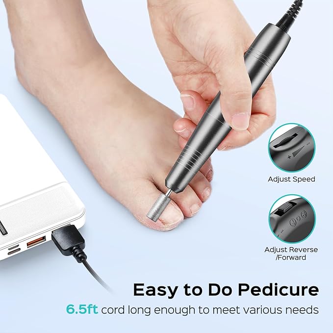 COSLUS C40 Electric Nail Drill File Professional: - Image 8