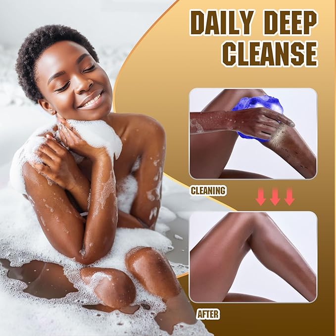 2 Pieces African Net Sponge Authentic Shower loofah exfoliating Body Scrubber - Image 5