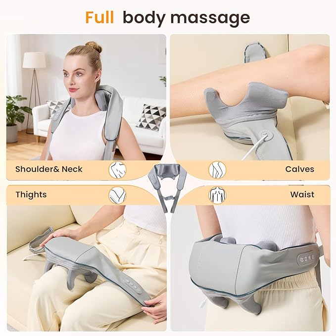 4D Wireless Deep Tissue Kneading Neck Massager - Image 6