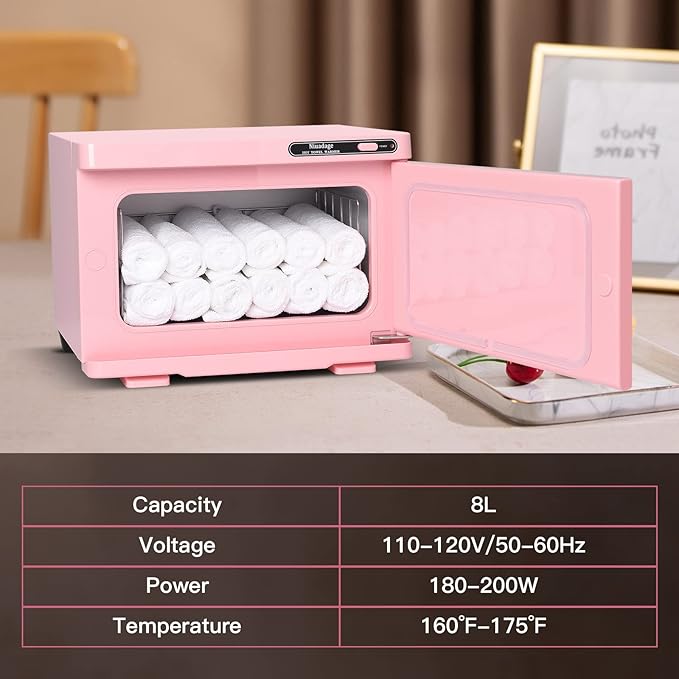 Hot Towel Warmer Cabinet 8L, Facial & Spa Towel Warmer Auto Reheat - Image 5