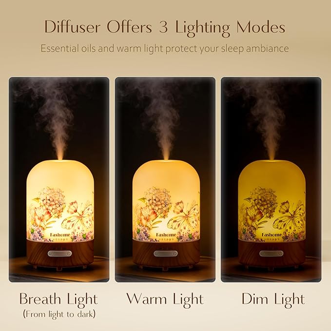 Essential Oil Diffuser for Home, Ultrasonic Cool Mist Air Aromatherapy - Image 5