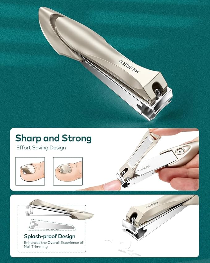 MR.GREEN 8-in-1 Manicure & Pedicure Set – Professional German Stainless Steel - Image 3