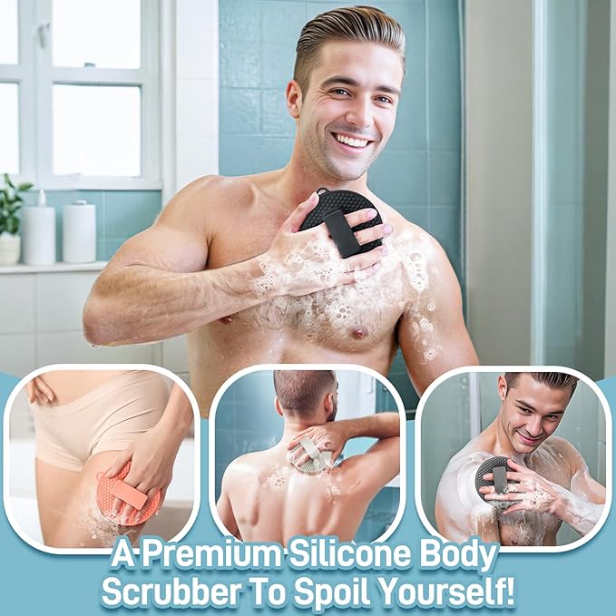 Foot Brush/Foot File/Silicone Body Scrubber Set, 3-in-1 Foot Scrubber - Image 9