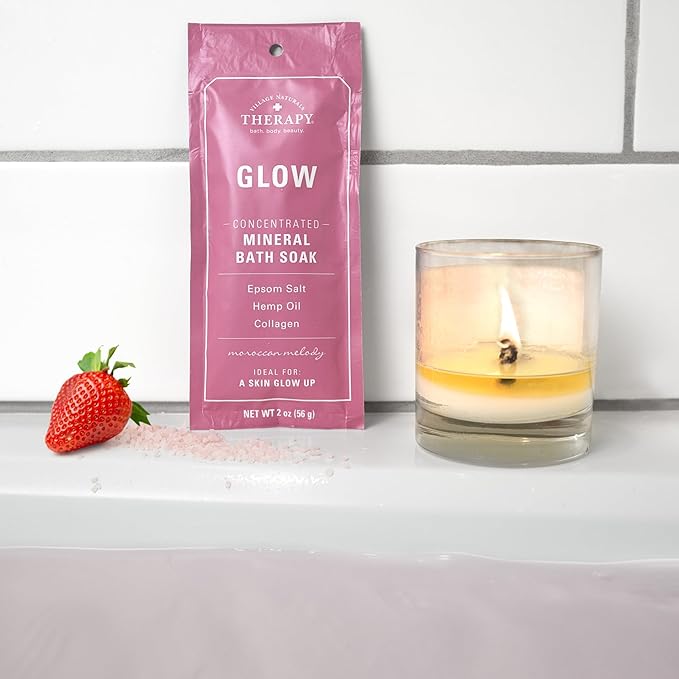 Village Naturals Therapy Glow Concentrated Mineral Bath Soak, Moroccan Melody - Image 6