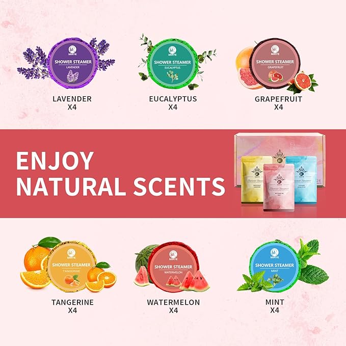 MR MIRYE Shower Steamers Aromatherapy, Valentine's Day Gift - Image 2