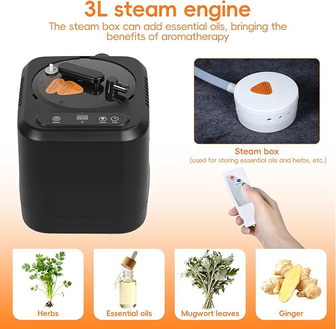 Sauna Box Portable Steam Sauna for Home Use, Infrared Sauna Tent - Image 7
