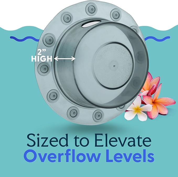 SlipX Solutions Bottomless Bath Overflow Drain Cover - Image 6