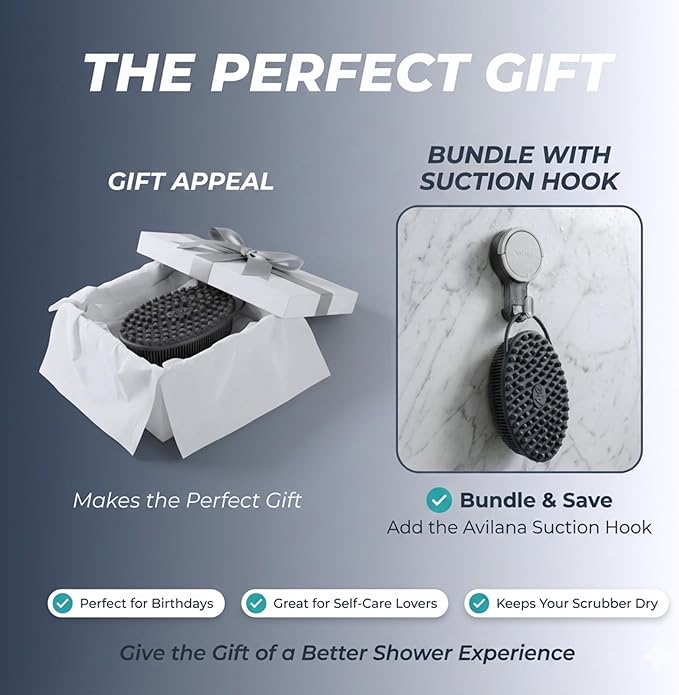 Avilana Silver Edition Exfoliating Body Scrubber - Image 7