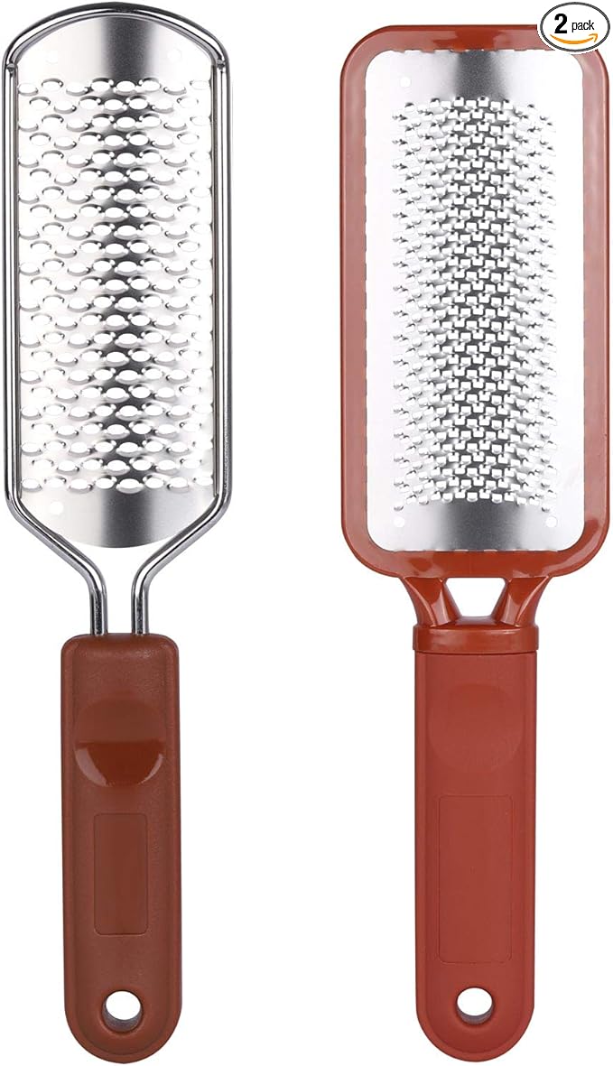 2 Pieces Colossal Foot Rasp Foot Files Callus Remover Foot Scrubber, Stainless by BTYMS