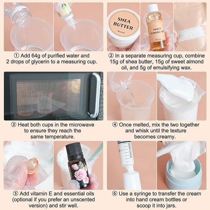 DIY Hand Cream Making Kit, JCOOS Handcream - Image 7
