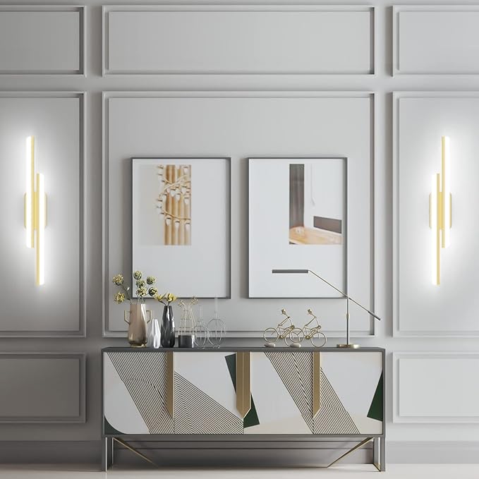 Ralbay 32" LED Gold Vanity Lights - Image 3