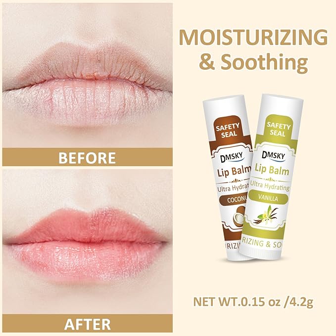 DMSKY 240 Pack Lip Balm, Natural Lip Balm Bulk - Image 4