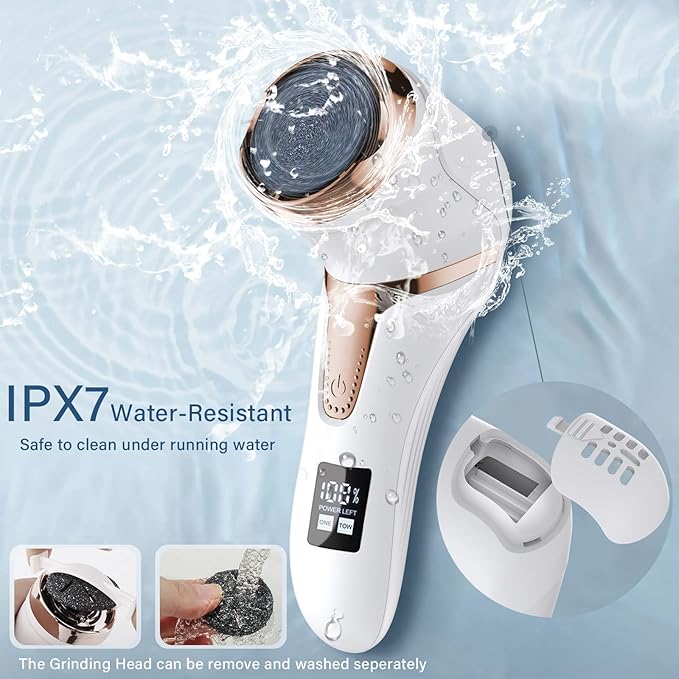 Hoxida Electric Callus Remover for Feet, Rechargeable Foot Pedicure Tools Foot - Image 6