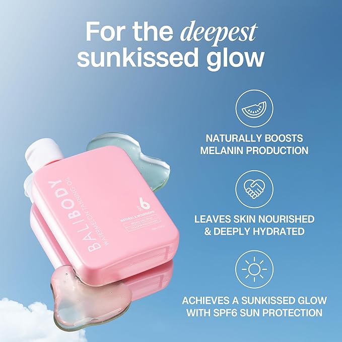 Bali Body Watermelon Tanning Oil SPF 6 | Infused - Image 4
