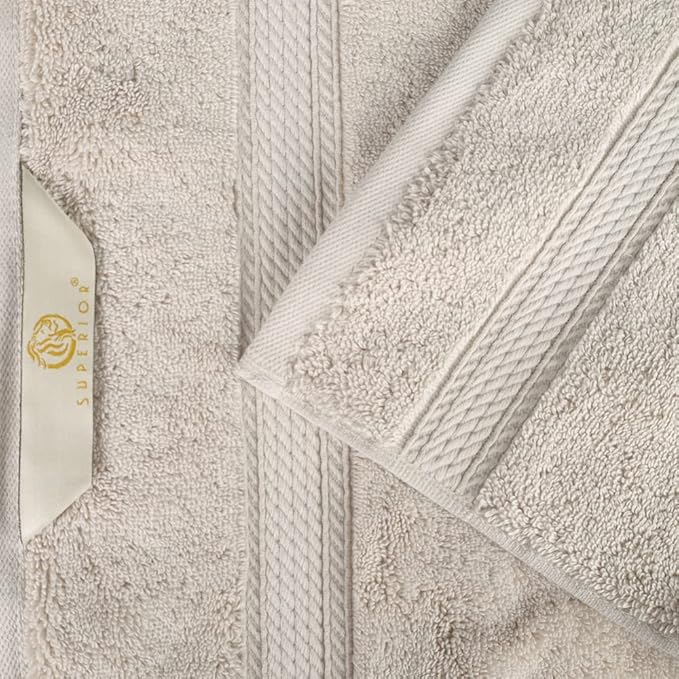Superior Egyptian Cotton Pile Face Towel/Washcloth Set of 6, Ultra Soft Luxury - Image 7