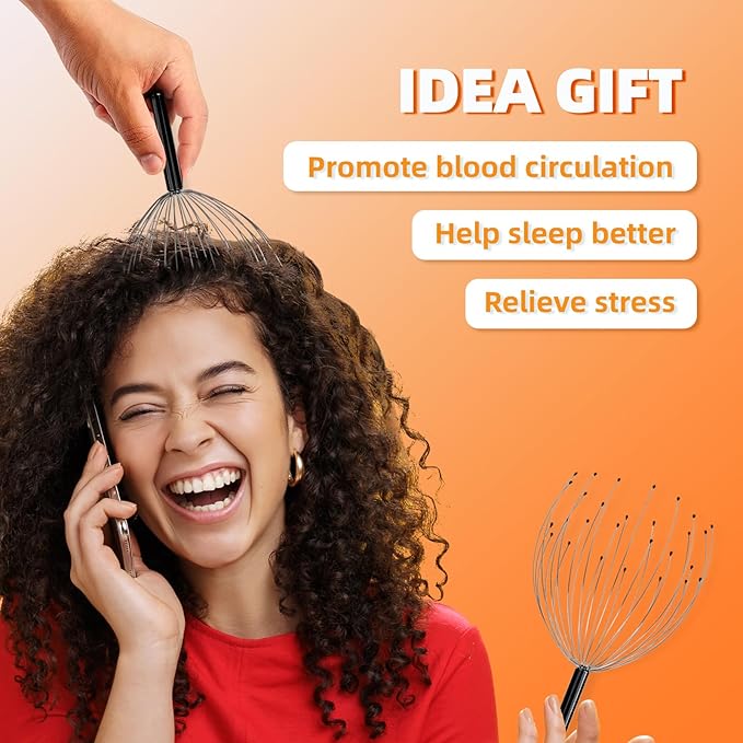YEZY Head Massager 28 Fingers Head Scratcher Scalp Massager, Back Scratcher - Image 5