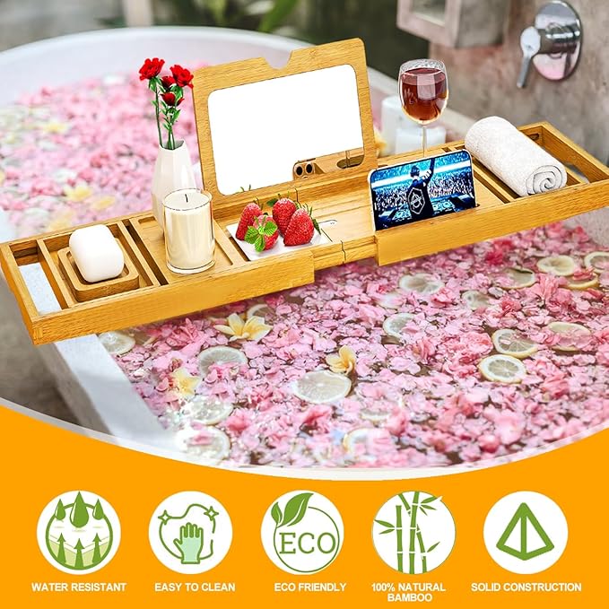 Premium Bathtub Tray Caddy - Image 5