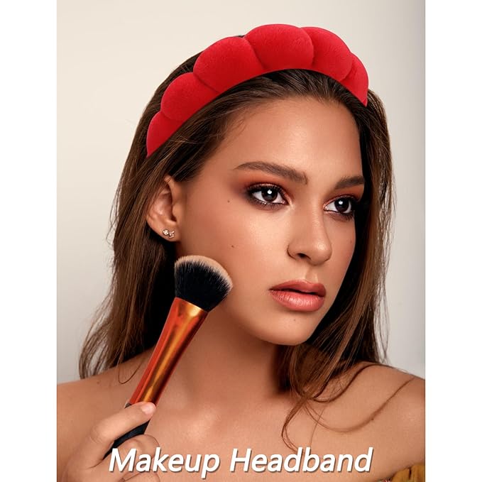VELSCRUN Spa Headbands for Wash Face, Makeup Headband, Facial Skincare Headbands - Image 3