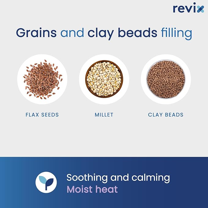 REVIX Heated Neck Wrap Microwave Heating Pad - Image 5