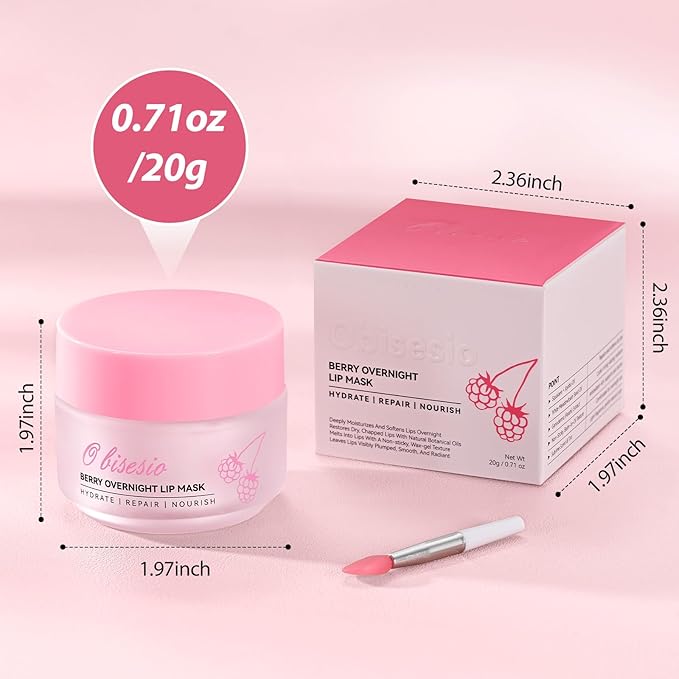 Lip Mask, Lip Balm, Overnight Lip Mask, Lip Cream, Lip Sleeping Mask, Enriched - Image 7