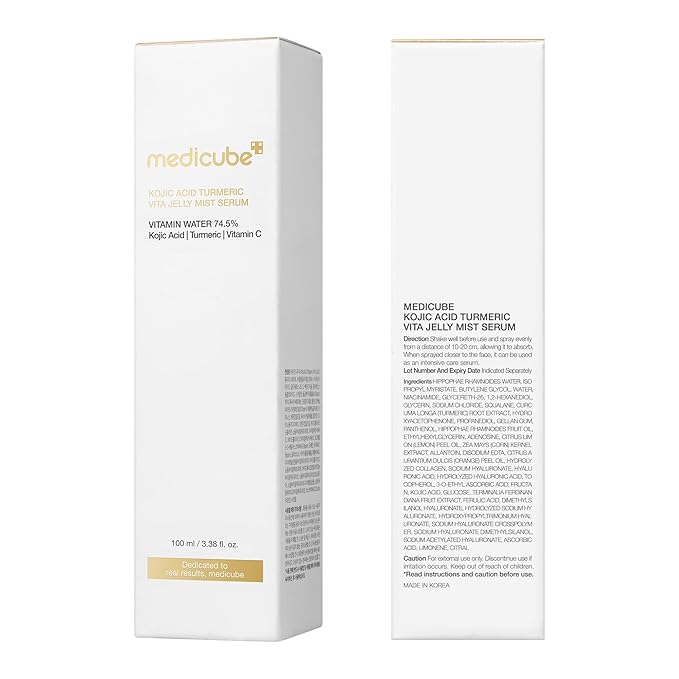 medicube Jelly Mist Serum with Kojic Acid Turmeric | 2-in-1 Daily Facial Spray - Image 9