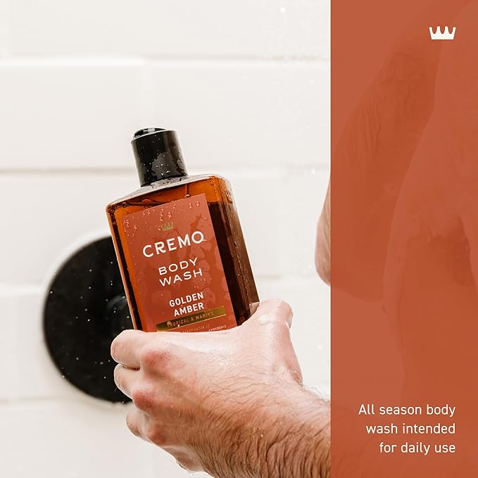 Cremo Body Wash Men, Notes of Red Currant, Ambergris and Moss, Rich-Lathering - Image 5