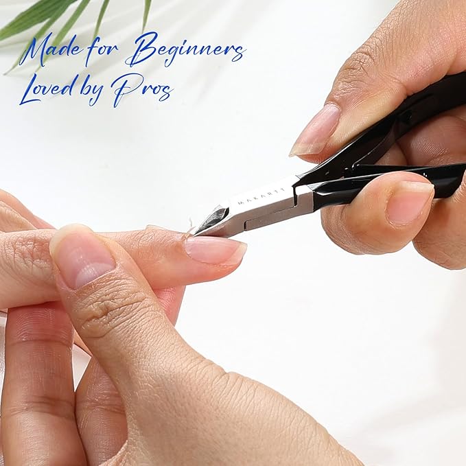 Makartt Cuticle Nipper - 7mm Full Jaw Stainless Steel Professional Cuticle - Image 2