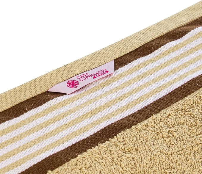 CASA COPENHAGEN He & She 4Pcs 100% Egyptian Cotton Large Designer Towels Gift - Image 8