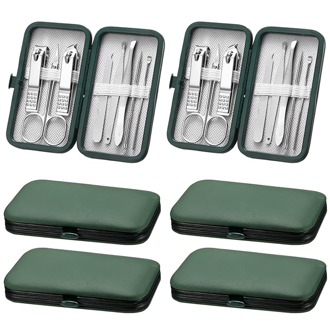 Hanaive 6 Set Manicure Set 48 Pcs Nail Clippers Pedicure Kit Gift by Hanaive