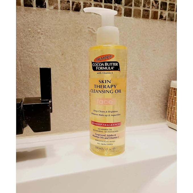 Palmer's Cocoa Butter Formula Skin Therapy Cleansing Oil, Gentle Makeup Remover - Image 10
